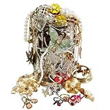 Mystery Jewelry Jar Set - Available in Two Different Specifications（necklaces, earrings, rings, bracelets, keychains, and hair clips,） with postcards, envelopes, and gift bags, Gift for Women, Gift for Her or help yourself (40)
