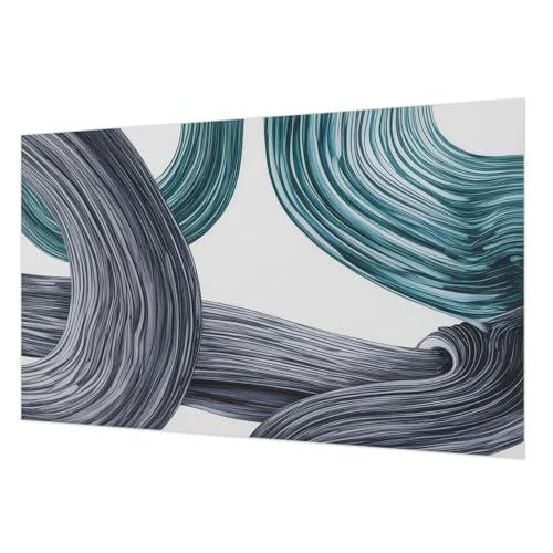 Papier peint intissé lignes de fluide pour chambre à coucher cocooning
