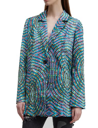 Women Casual Pinstripe Blazers Slim Work Fall Business Long Blazer Jackets Notch Lapel Office Suit Outerwear