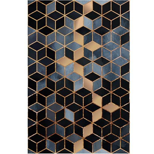 Alfombra para pasillo de 40 x 320 cm con base antideslizante lavable modelo A 5