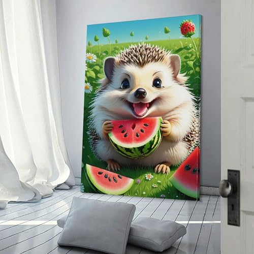Peinture sur toile de pastèque d'eau 50x75cm décor mural - 3