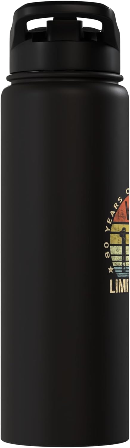 Vintage 1946 Limited Edition 80-Year-Old 80th Birthday Stainless Steel Insulated Water Bottle
