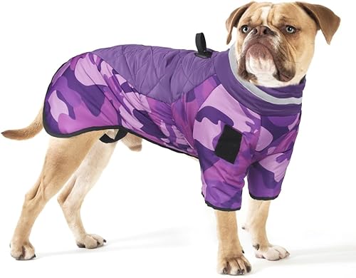 OCSOSO Abrigo de invierno para perros medianos, chaqueta para perro, suéter para perros pequeños, medianos y grandes, chaqueta de invierno