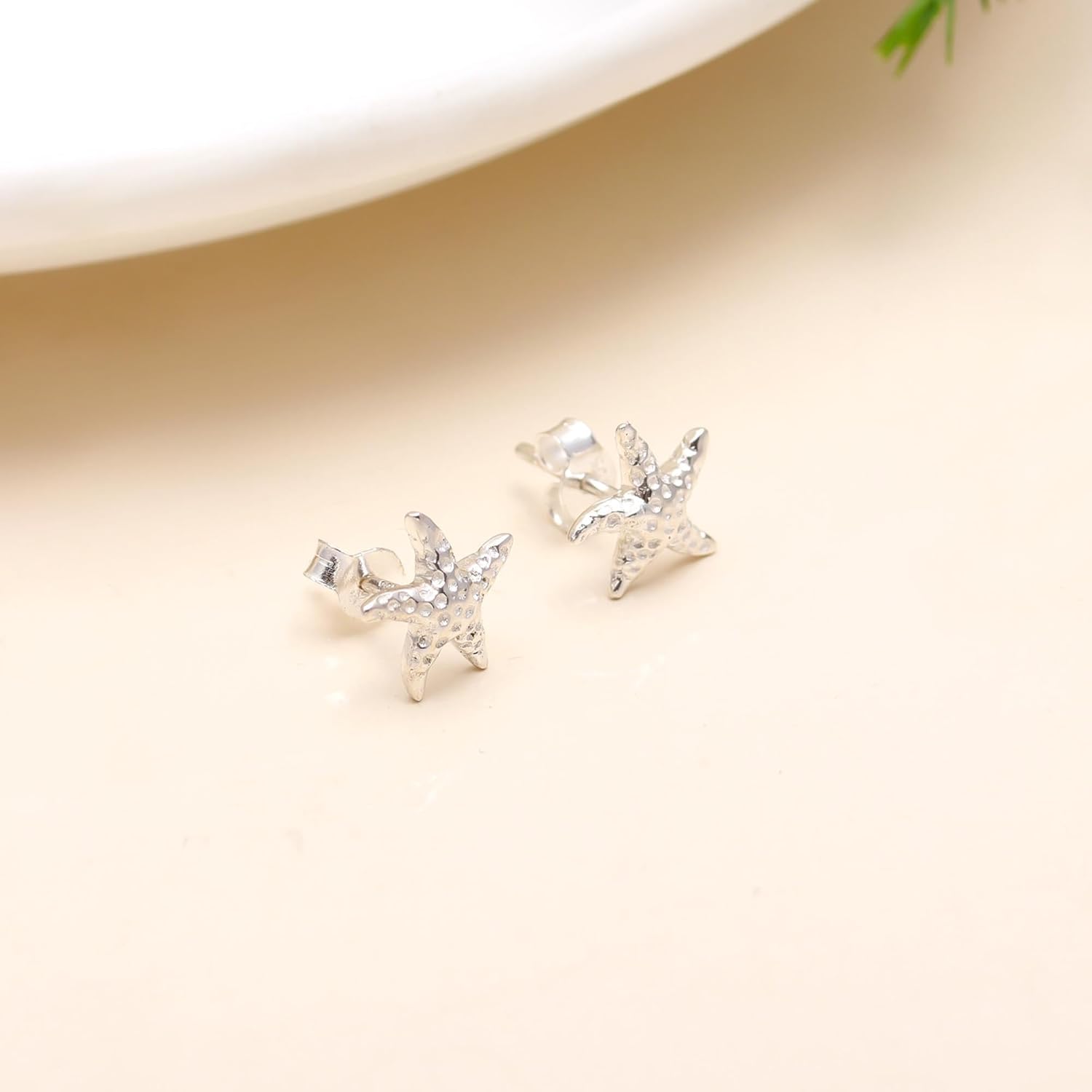 925 Sterling Silver Mountain & Tree Cutout Stud Earrings – Nature-Inspired Minimalist Jewellery, Women Love Gift For Her - Image 7