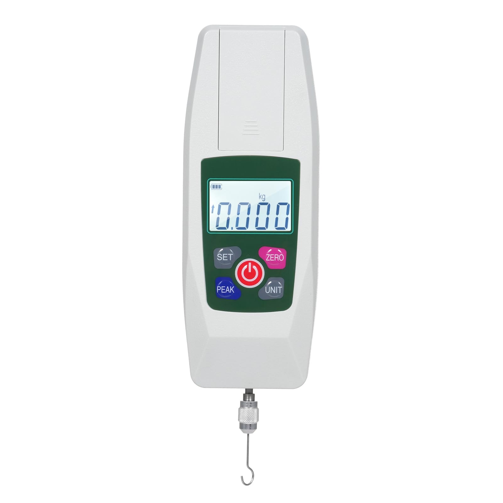Medidor de fuerza Digital 500N 2 en probador de empuje y tracción dinamómetro multifuncional para pruebas de presión de tensión con apagado automático (KF-500)