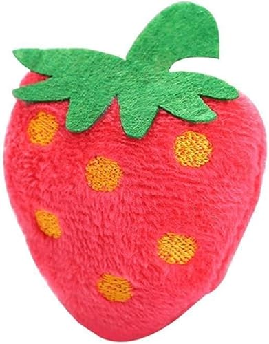 Jowxsx Strawberry Catnip Toy for Cats and Kittens