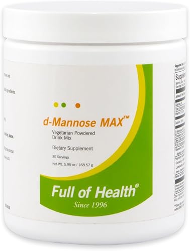 d-Mannose MAX 30 porciones - Mezcla de bebida vegetariana en polvo  Complejo apoyo urinario de la vejiga  Suplemento dietético  Ingredientes de