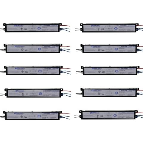 Robertson 1P20124 OEM-Pak of 10 Fluorescent eBallast for 1/2 F96T8 Linear Lamps, Instant Start, 120-277Vac, 50-60Hz, Normal Ballast Factor, HPF, Model ISA259T8MV /A Cover