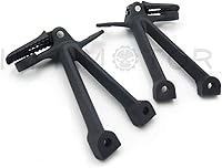 Vista 4 de HTTMT MT390-022 - Soporte de clavija de pie de pasajero trasero negro compatible con Suzuki Gsx-R Gsxr1000 2007 2008