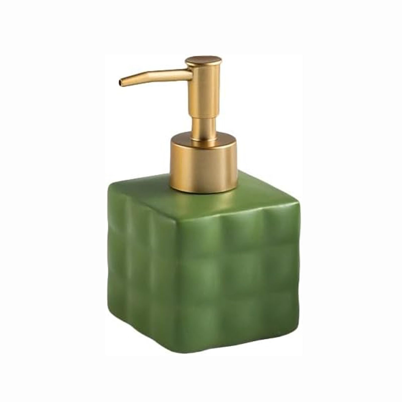 Kxaoxgrc Grn Glass Soap Lotion Dispenser Set, Ceramic Hand Soap Dispenser 220Ml Multicolor For Kitchen Bathroom(Grn)