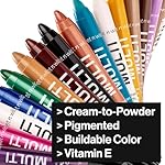 wet n wild Color Icon Cream Eyeliner Eyeshadow Multi-Stick, Moisturizing, Nourishing Velvety Cream-to-Powder Buildable & Blendable Formula, Cruelty-Free & Vegan - Nocturnal Behavior - Image 4