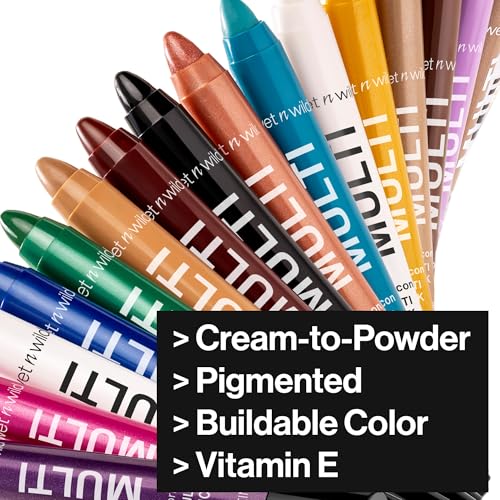 wet n wild Color Icon Cream Eyeliner Eyeshadow Multi-Stick, Moisturizing, Nourishing Velvety Cream-to-Powder Buildable & Blendable Formula, Cruelty-Free & Vegan - Nocturnal Behavior - Image 5