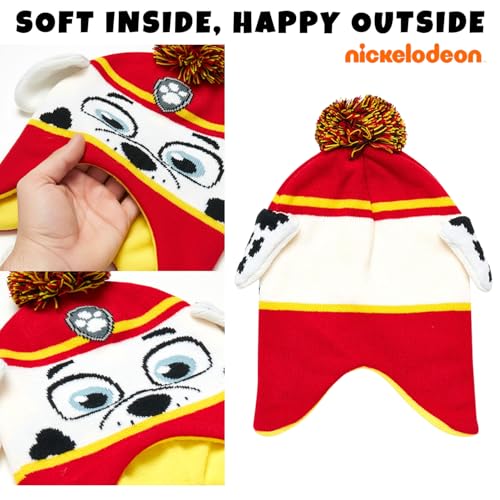 Image of Nickelodeon Boys Paw Patrol Winter Hat, 2 Pair Gloves or Mittens (Toddler /Little Boys)
