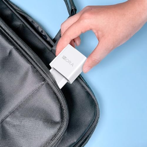 Carregador Usb 1Hora Porta Usb A 2.4A Branco com Cabo Usb A/Micro Usb, Carregador Rápido Eficiência