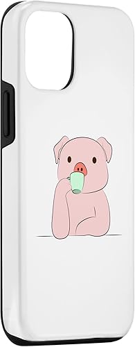 Miniatura 6 de Funda con cafeína cansada para iPhone 12 mini, café de cerdo cansado