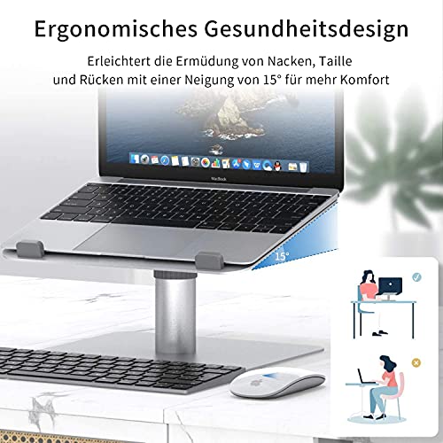 Newaner Aluminum Laptop Stand, Height Adjustable - Image 7