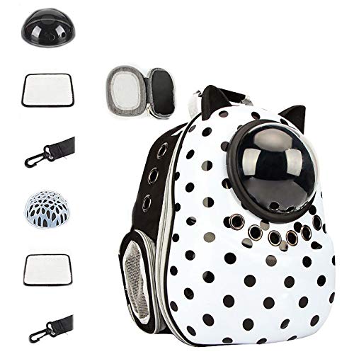 Sac à dos pour chat blanc au design capsule et finitions soignées - 2