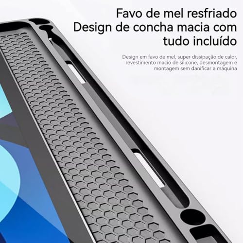 Capa Tablet + Teclado + Mouse Para iPad Air/Air2/Pro 9,7 Polegadas (cinza lavanda, Teclado comum)