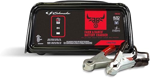 Miniatura 2 de Schumacher FR01236 - Cargador de batería totalmente automático de 6 amperios, 3 amperios, 6 V12 V, desulfatador automático, detección de batería