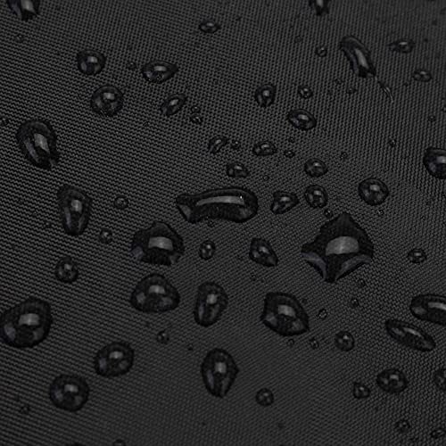 Markisen-Schutzhülle für Markisen, Sonnensegel UV Regen Wasserdicht schneefest mit Schnur Wandmarkise Abdeckplane, für Mobile Markise, Lagerung im Winter, Garten und Terrasse (4.5M, Schwarz)