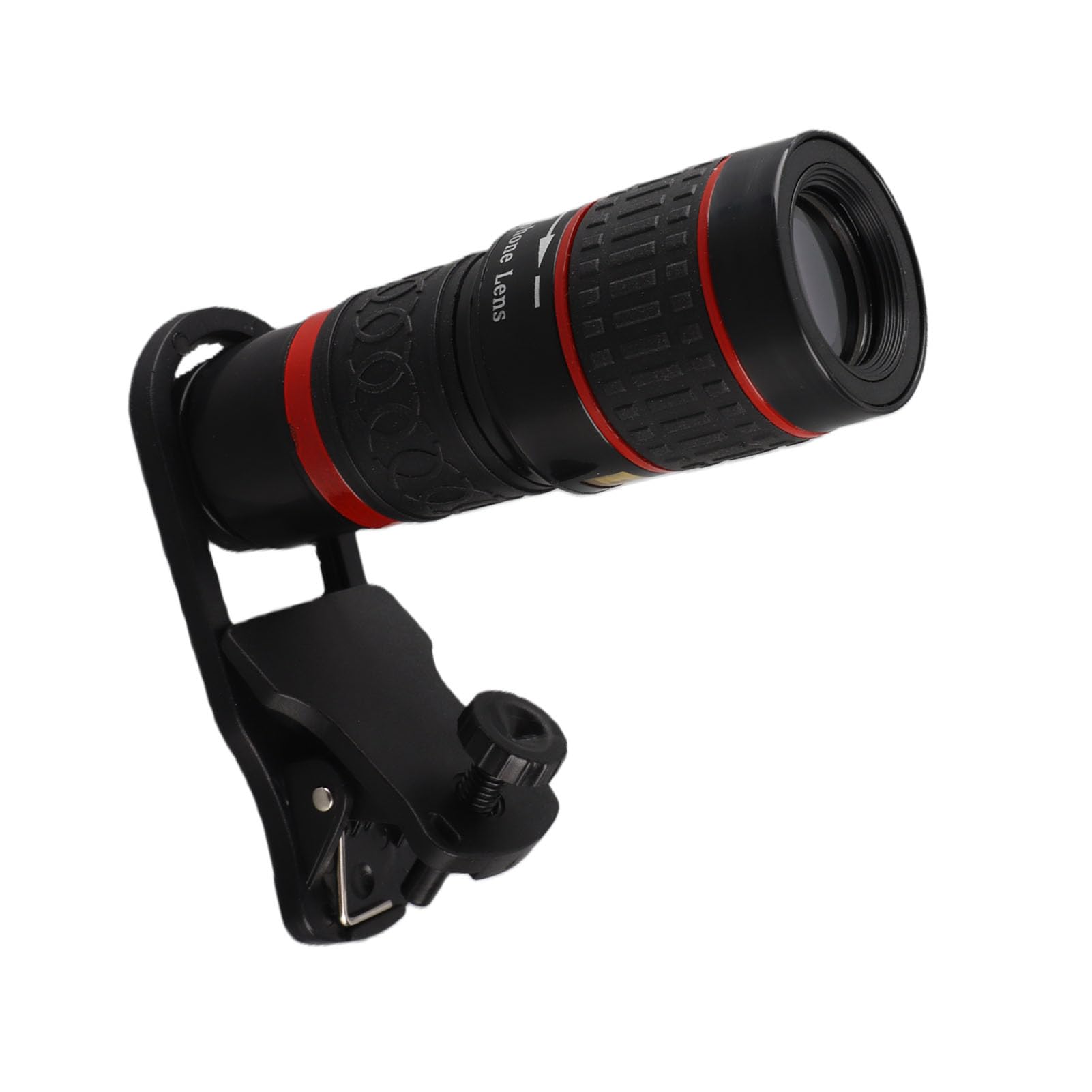 Teleobiettivo 20X Teleobiettivo con Zoom a Fuoco Lungo con Clip per Smartphone Tablet PC Nero