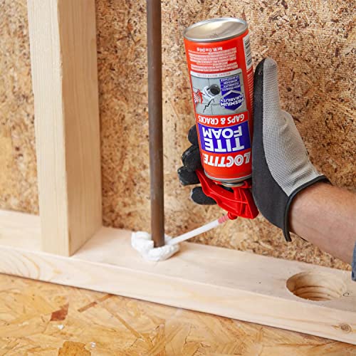 loctite tite foam gaps amp cracks spray foam sealant 12 fl oz can 1 pack - polyurethane expanding insulation