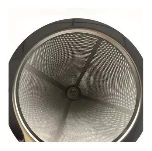Coador Filtro Café Permanente Aço Inox Sem Uso De Papel 103