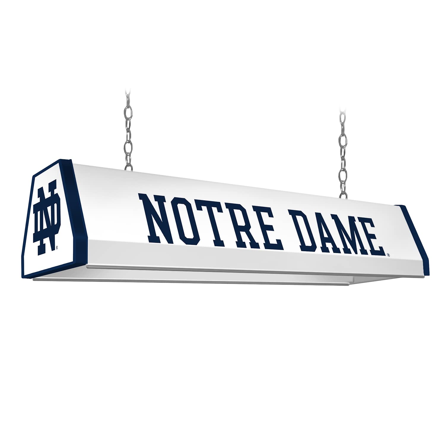 The Fan-Brand for Notre Dame Fighting Irish Pool Table Light, White/ND Cap - Team Bar Sign Décor: Home, Dorm, Garage, Office, Fan Cave