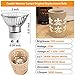 Halogen Bulb 25 Watt NP5 Replacement Bulbs for Candle Warmer,120V GU10 MR16 JDR Halogen Bulb for Scent Wax Burner, Fragrance Melt, Warming Bulb,Dimmable,Warm White 2700K,4 Pack