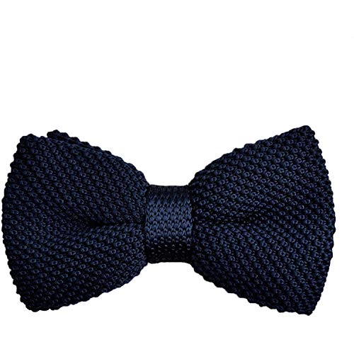Men's Solid Color Knitted Bow Tie Knitting Casual Tuxedo Bowties