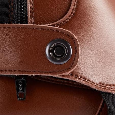 Unisex Soft Leather Leg Protector Horse Chaps Half Chaps Zip-Up Pair Child-Adult Size in Variation, Image, Description, C27