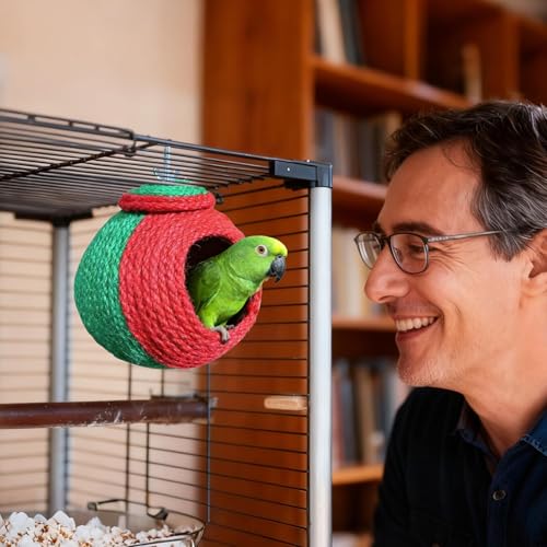 Generico Hundehütte zum Schlafen, Spielen, Nisten und Ausruhen, geeignet für kleine Tiere und Hamster, zum Schlafen, Spielen, Nisten und Ausruhen, für den Innen- und Außenbereich