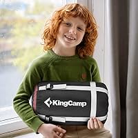 KingCamp Schlafsack XXL Baumwolle Flanell Kinder Rot – Ansicht 7
