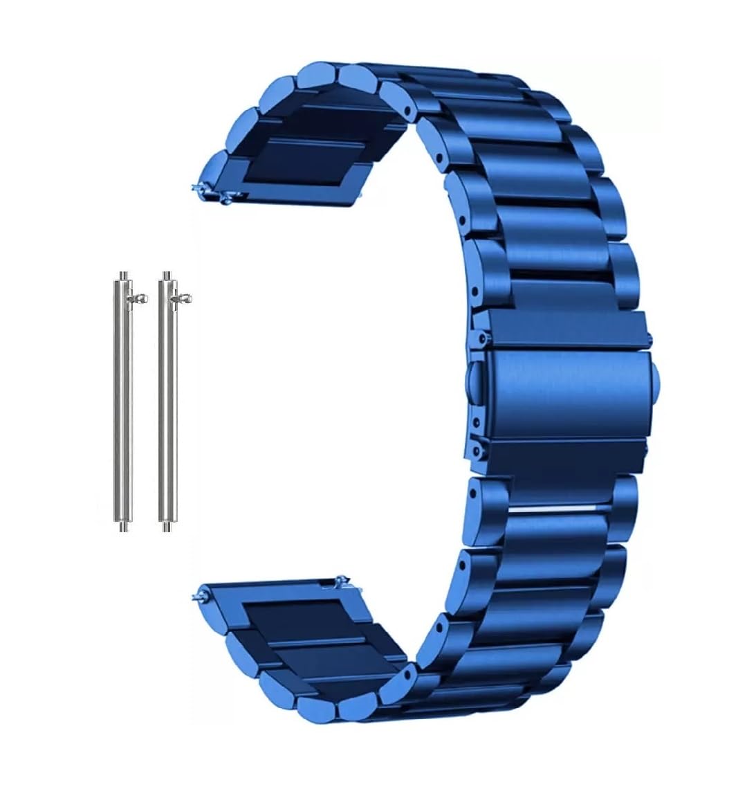 KHR® 22MM Heavy Metal Chain Strap with Secure Lock Compatible with Noise ColorFit Pro 3 | ColorFit Pro 3 Alpha | ColorFit Pro 3 Assist Smart Watch Strap With 22mm Lugs (Blue) (B0CJYHXYNY) Amazon Price History, Amazon Price Tracker