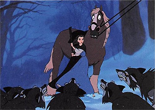 Belle Beauty and The Beast trading card 1992 Disney Pro Set #41
