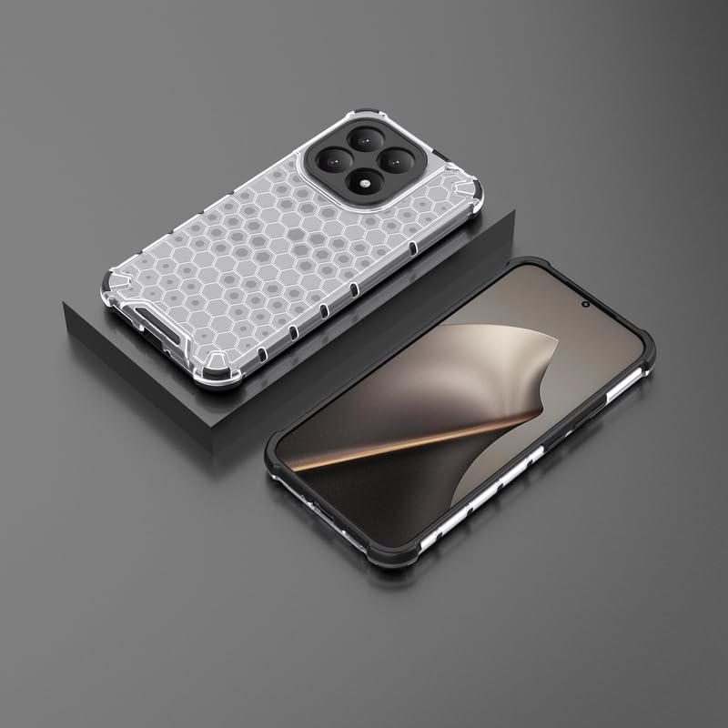 Image of Plastic Bumper Back Case Cover for Xiaomi 15T / Mi 15T 5G (Transparent)