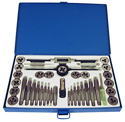 Tec Hit 650000 Gewindebohrer-Set, 40 Stück, blau