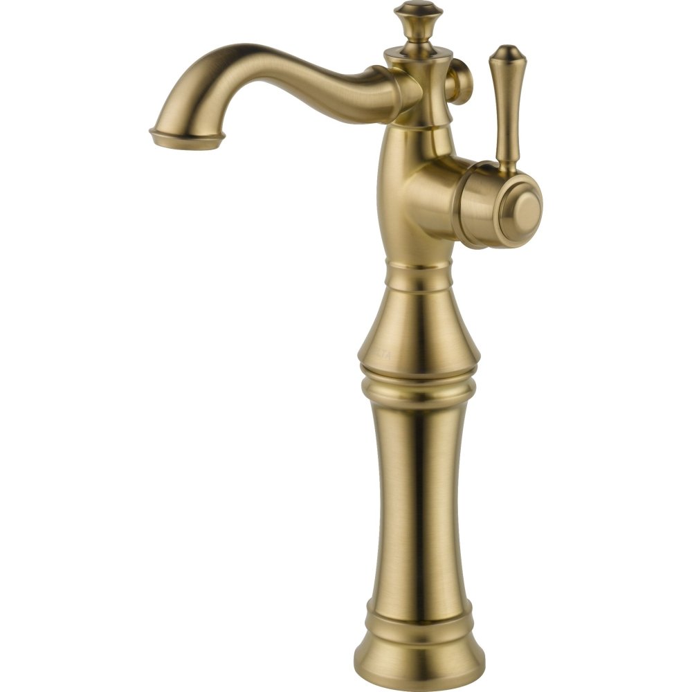 DELTA FAUCET 797LF-CZ Vessel, 5.41 x 3.41 x 5.41 inches, Champagne