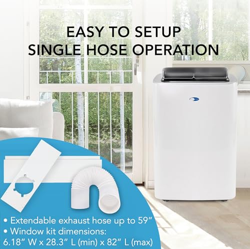 Image of Whynter Portable Air Conditioner 12,000 BTU Smart Wi-Fi 450 SqFt ARC-0850XP
