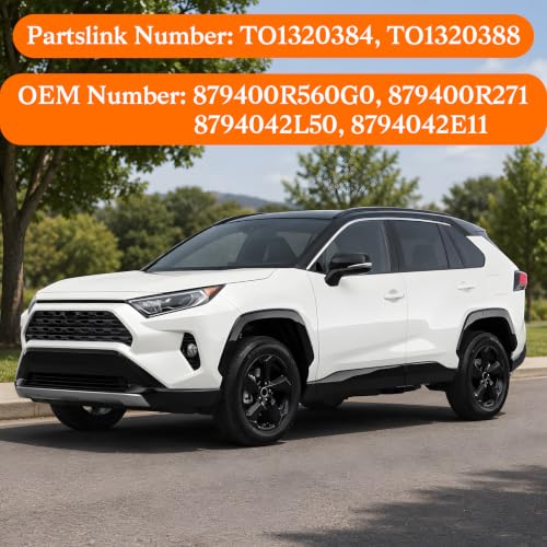 Left Driver Side Mirror Replacement Fit for 2019-2024 Toyota Rav4 8 Pins by Vehipart - Used condition - Image 3