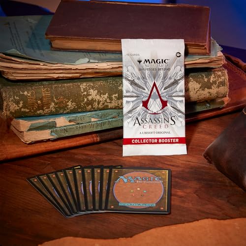 Magic: The Gathering - Assassin’s Creed Collector Booster Box | 12 Collector Boosters (10 Cards in Each Pack) | Collectible Trading Card Game for Ages 13+
