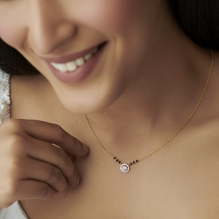 American Diamond Traditional Short Mangalsutra