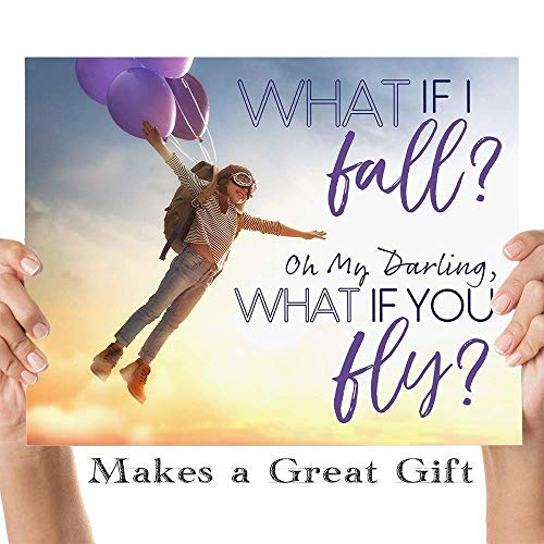Whatififallohmydarlingwhatifyouflyinspirationalquotesposterforhomeofficedecormotivationalupliftinggiftideaflyingkidinballoons11x14unframedtypographyartprintposter Urban Country Home Decor What if i fall oh my darling what if you fly inspirational quotes poster for home office decor motivational uplifting gift idea flying kid in balloons 11×14 unframed typography art print poster urban country home decor
