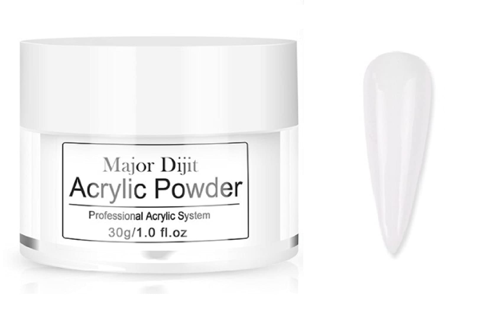 VIKSON INTERNATIONAL MAJOR DIJIT CLEAR 30 GM ACRYLIC POWDER For Nails Extensions Finger nail art Manicure Acryl gel Varnish hybrid UV Poly gel (CLEAR)-image-11