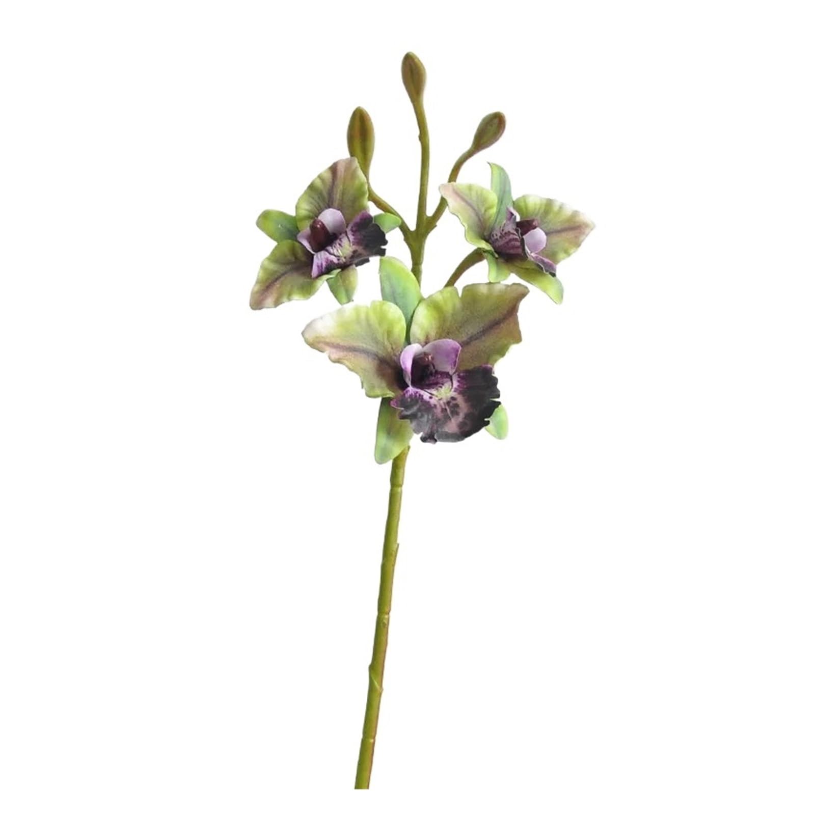Casetlong 4Pcs Artificial Flowers For Home Living Room Decoration Ornament Fake Party Wedding Bouquet(Green)