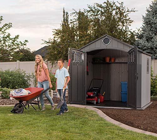 Lifetime 2.43 M X 2.28 M Outdoor Storage Shed #TOP3