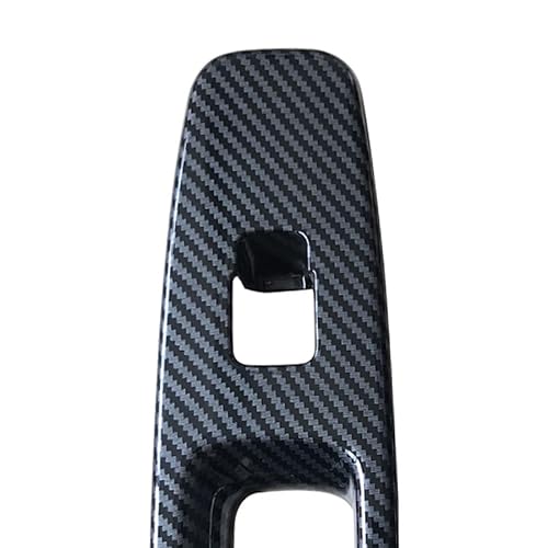 Miniatura 8 de ruihe 4 piezas de fibra de carbono color ventana de puerta de automóvil panel de control ajuste ajuste para Hyundai Elantra N HEV 2021 2022 2023