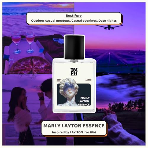 Image of TMPerfumehouseMARLY Layton Essence EDP for Men | Spicy, Fruity & Long Lasting Perfume Spray | Warmspicy, Freshspicy & Vanilla Fragrance | Luxury Gift for Him | TMPH | 50ml