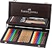 Produktbild Faber-Castell 110084 - Art & Graphic Compendium Holzkoffer, 53-teilig, mit 12 Künstlerfarbstifte, 12 Aquarellstifte, 12 Pitt Pastels, Zubehör