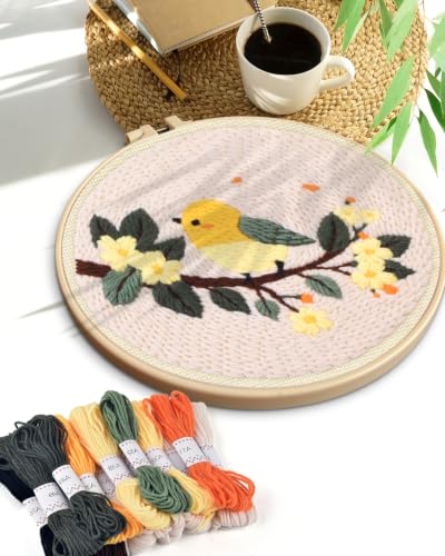Image of TINDTOP Punch Needle Kits, DIY Punch Embroidery Kits